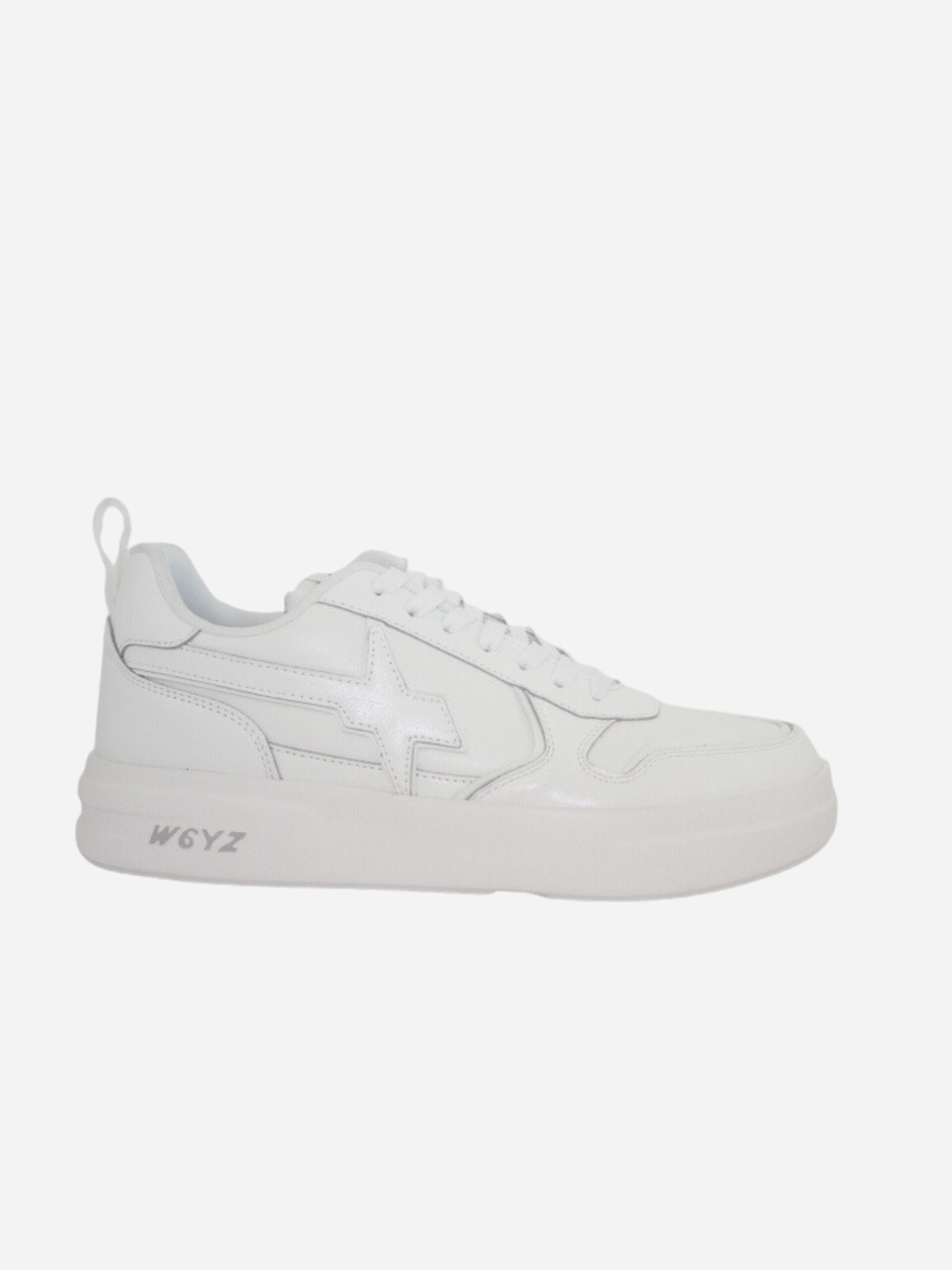 W6yz sneakers bond uni in pelle bianca