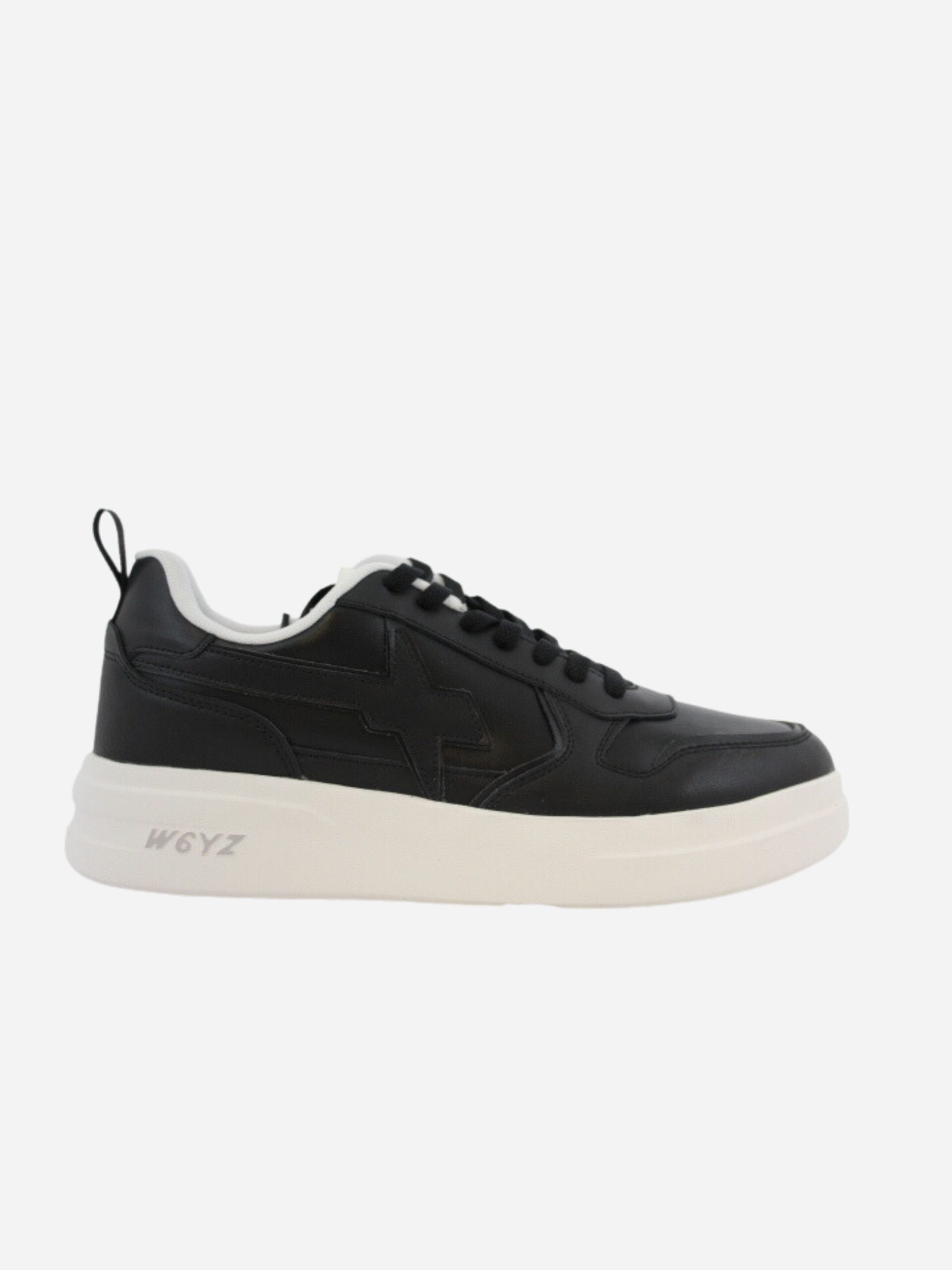 w6yz sneakers in pelle nera bond uni