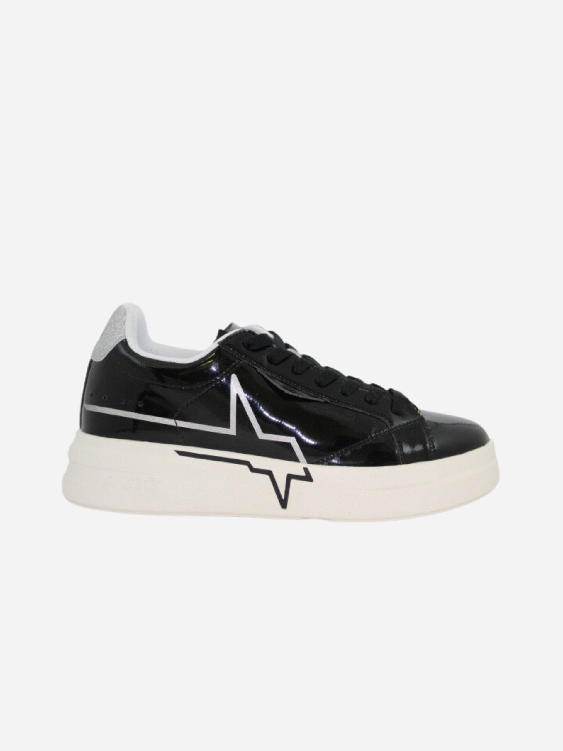 w6yz sneakers kaly in vernice nera