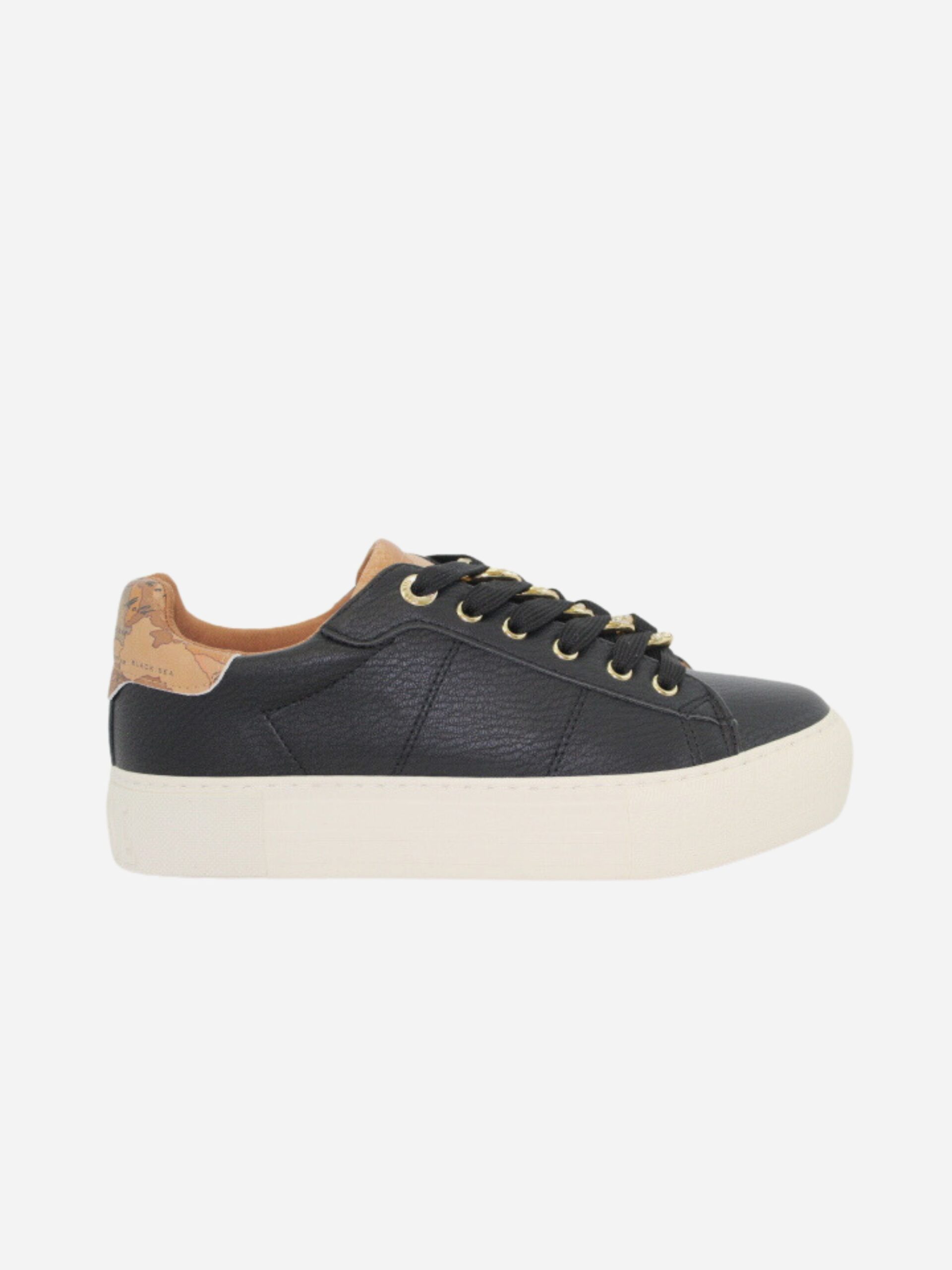 Alviero martini sneakers nere ecopelle