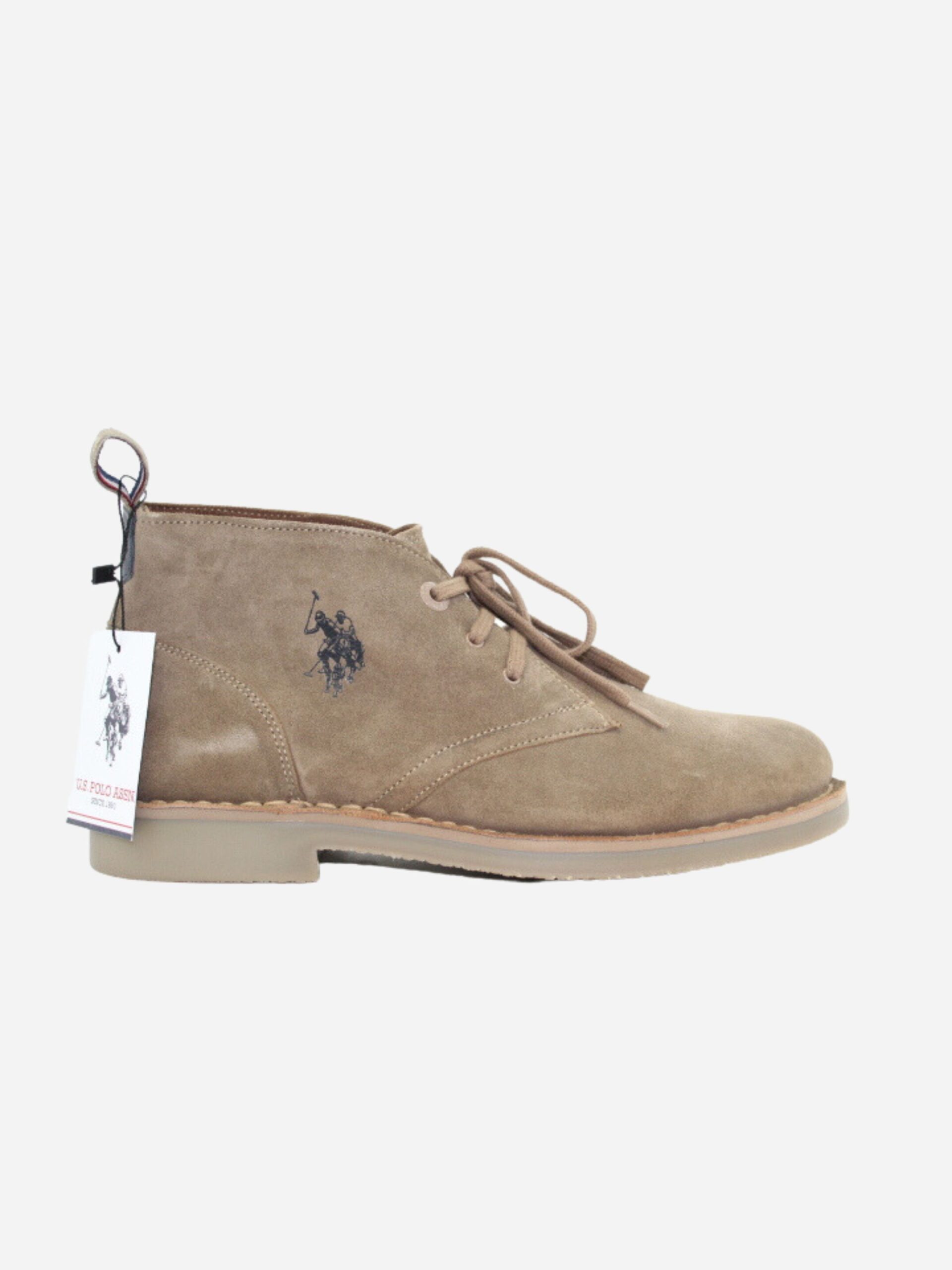 u.s. polo assn. scarponcino must camoscio beige