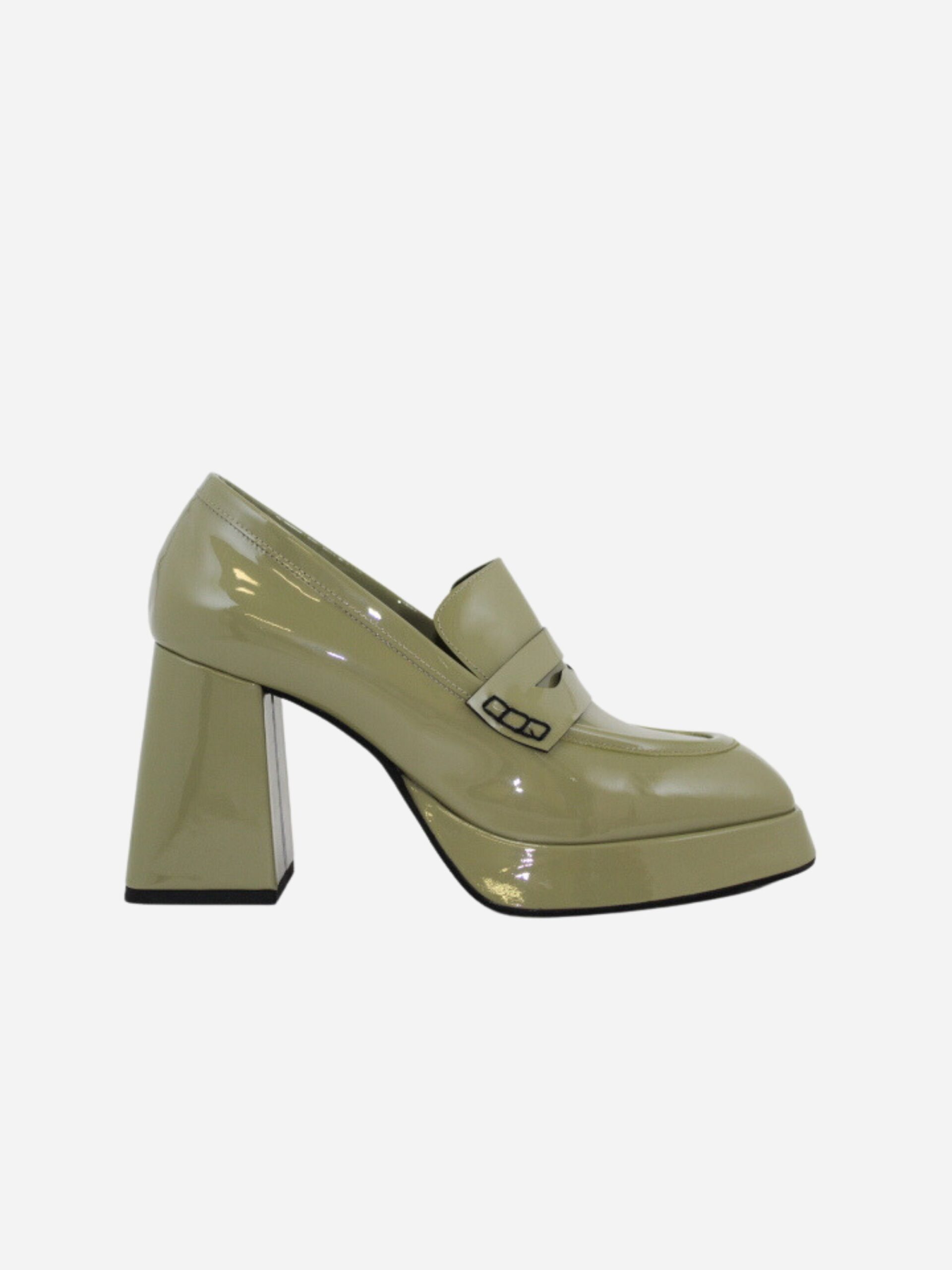 viozzi mocassino plateau verde oliva