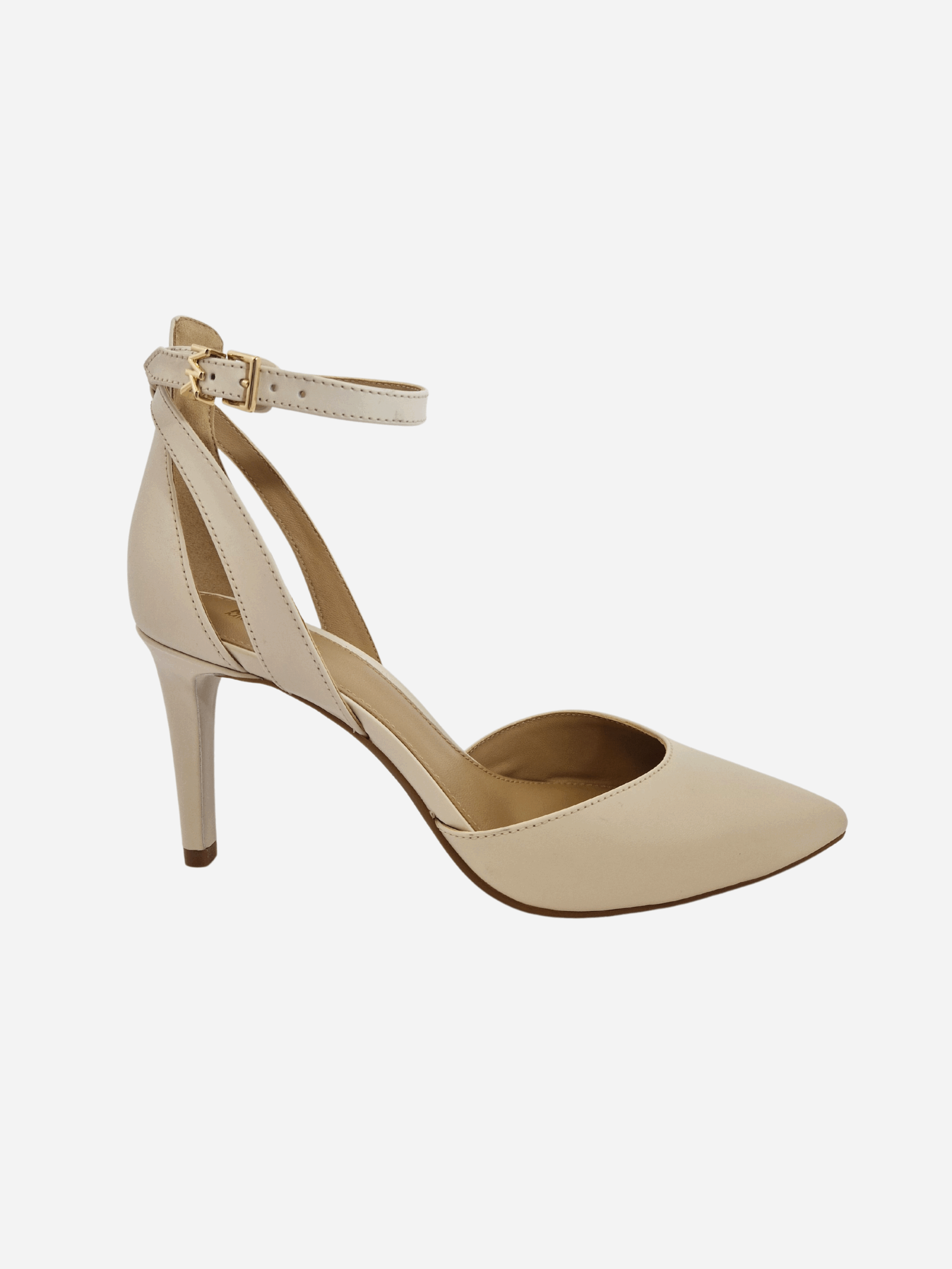 scarpa con cinturino semiaperta michael kors panna