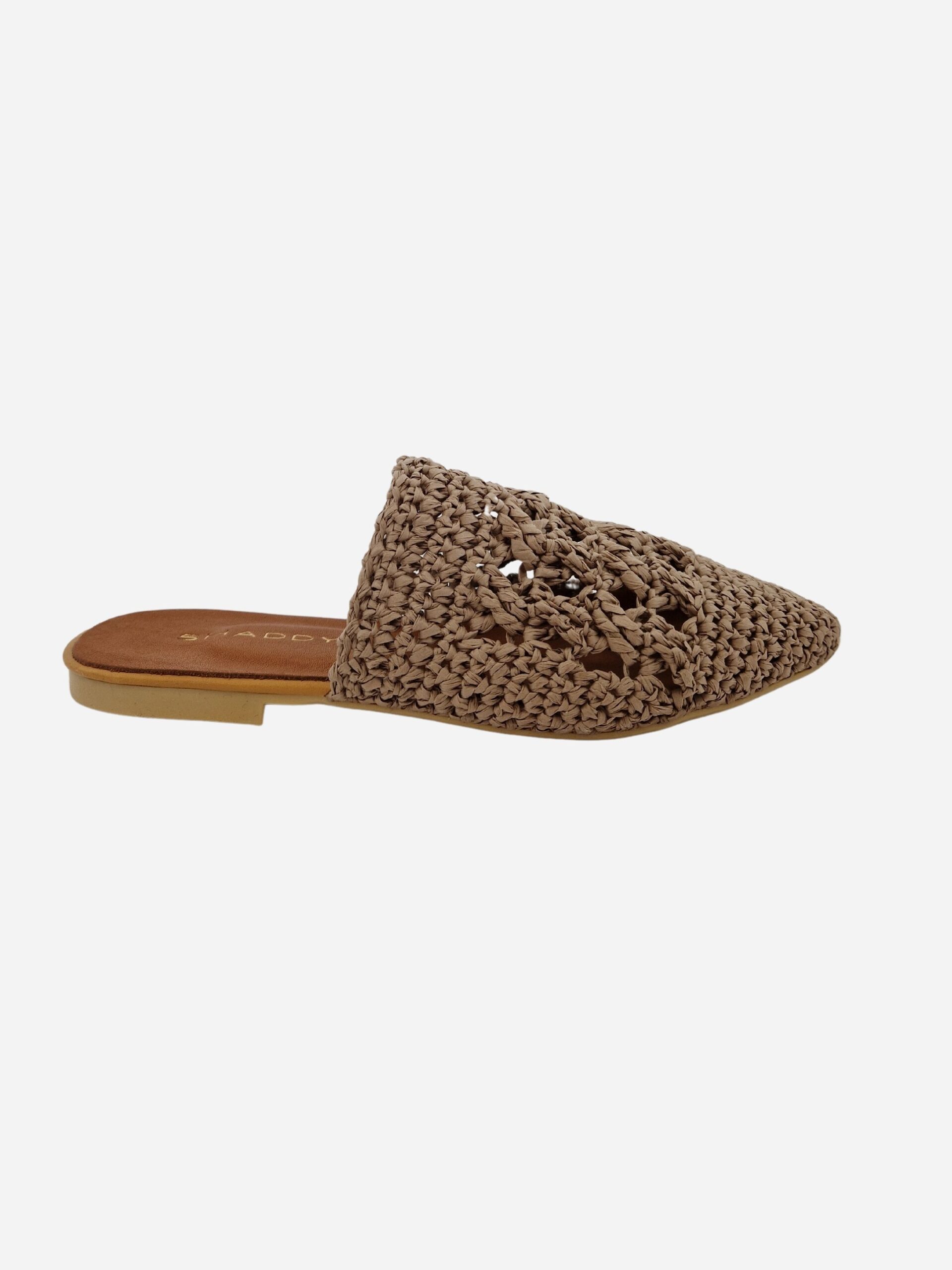 sabot intrecciato beige shaddy