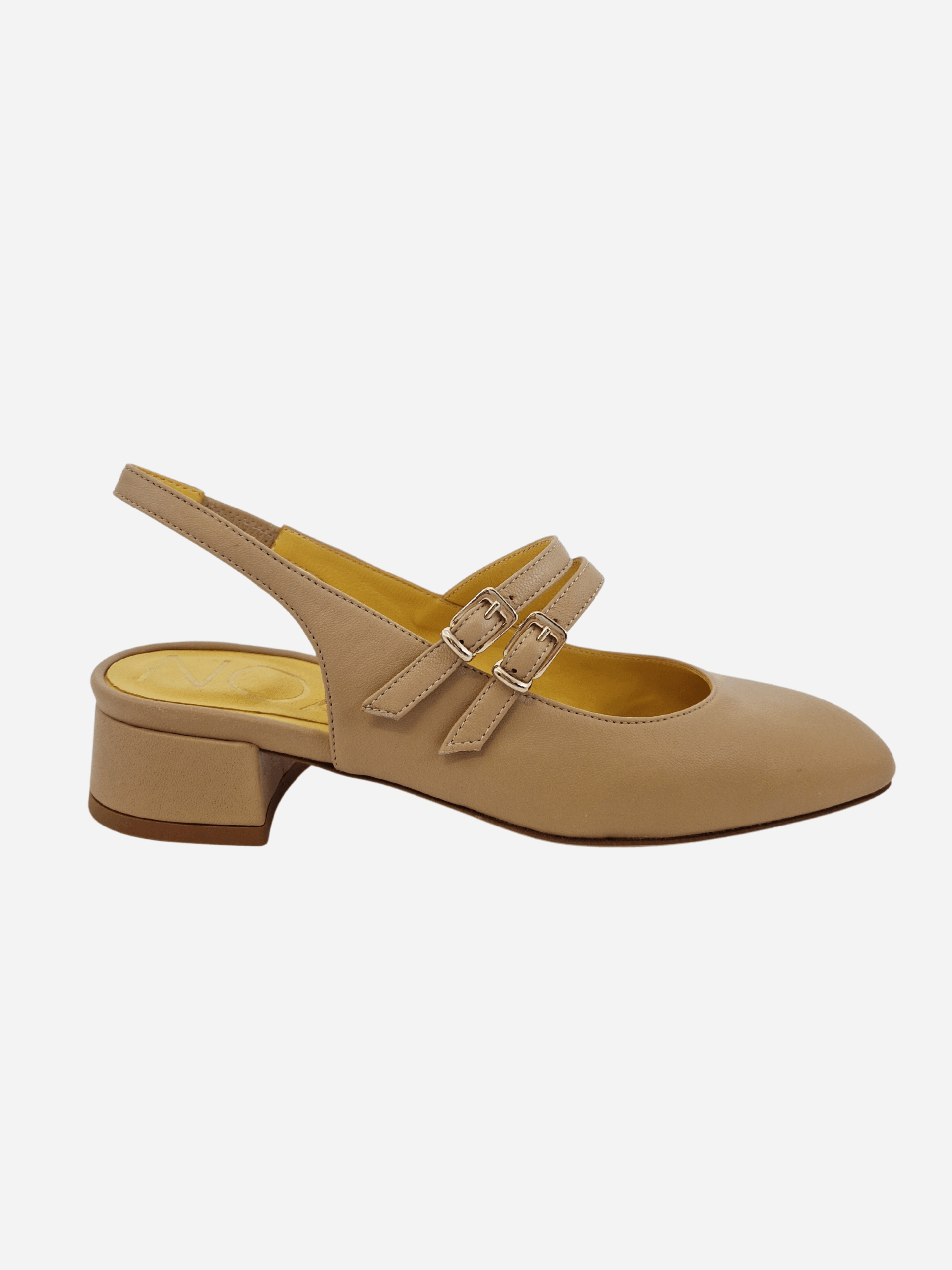 chanelle slingback cipria con cinturini noa