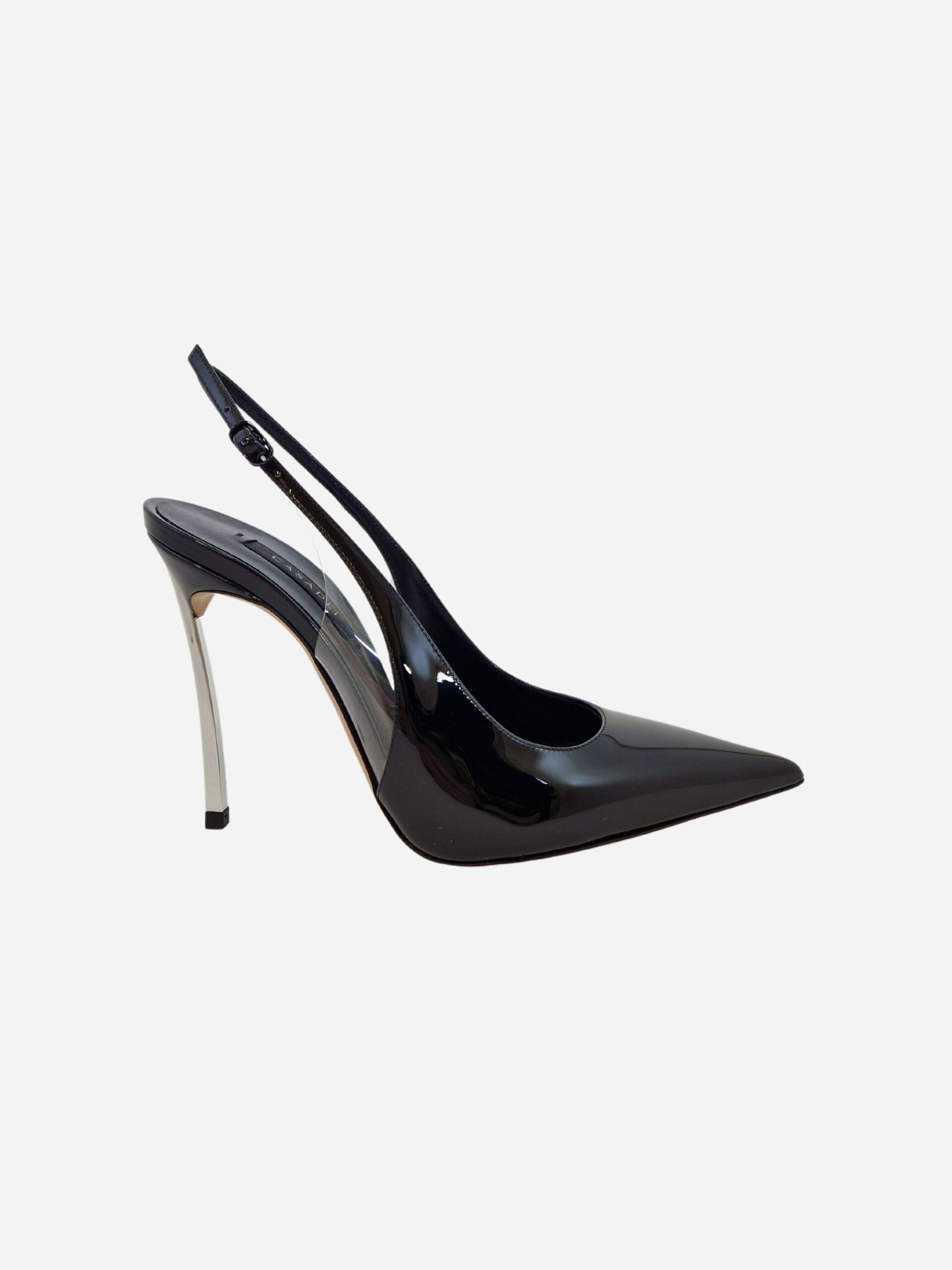 chanelle arancione inserti pvc casadei