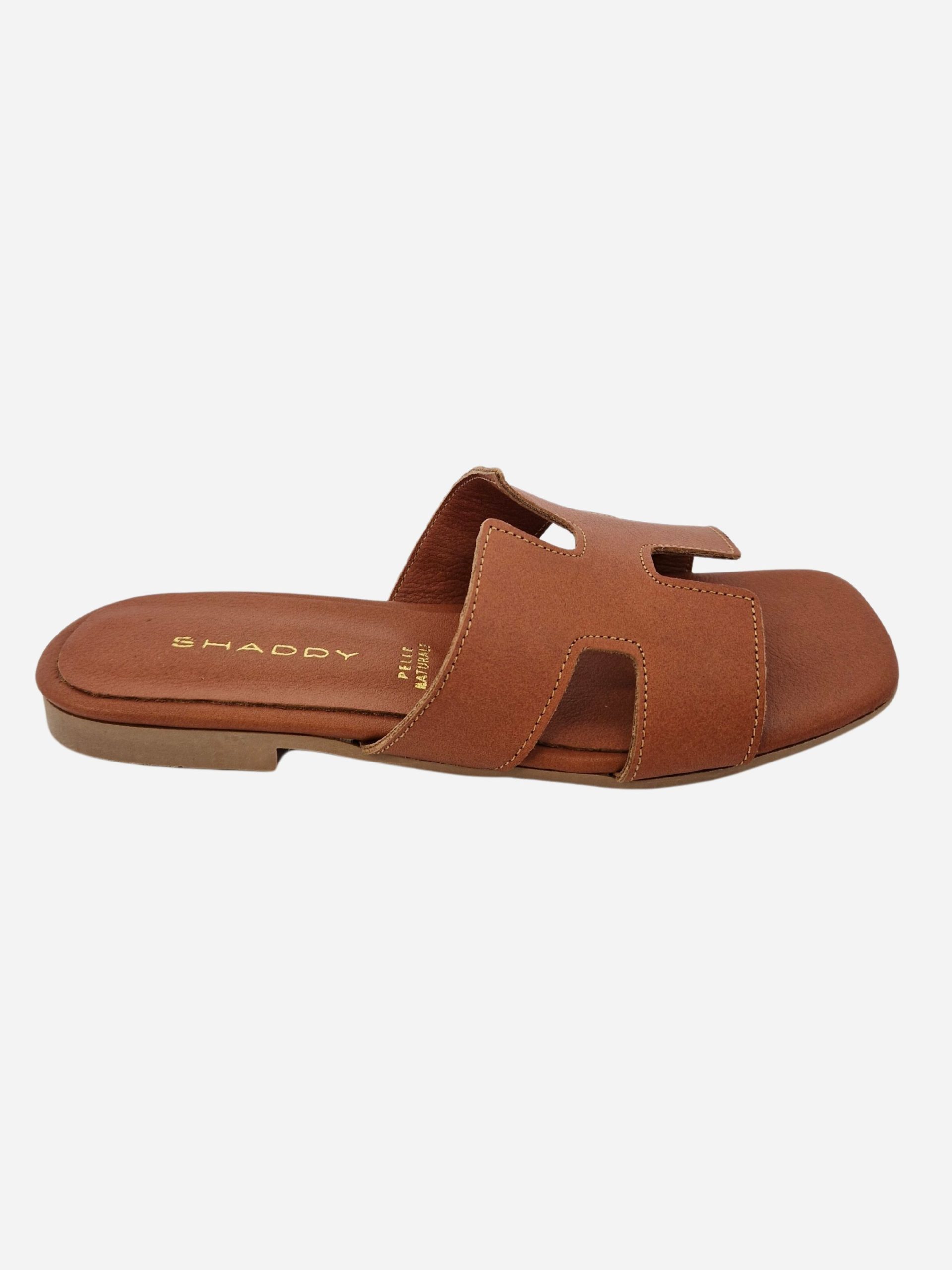 ciabatta donna cuoio shaddy