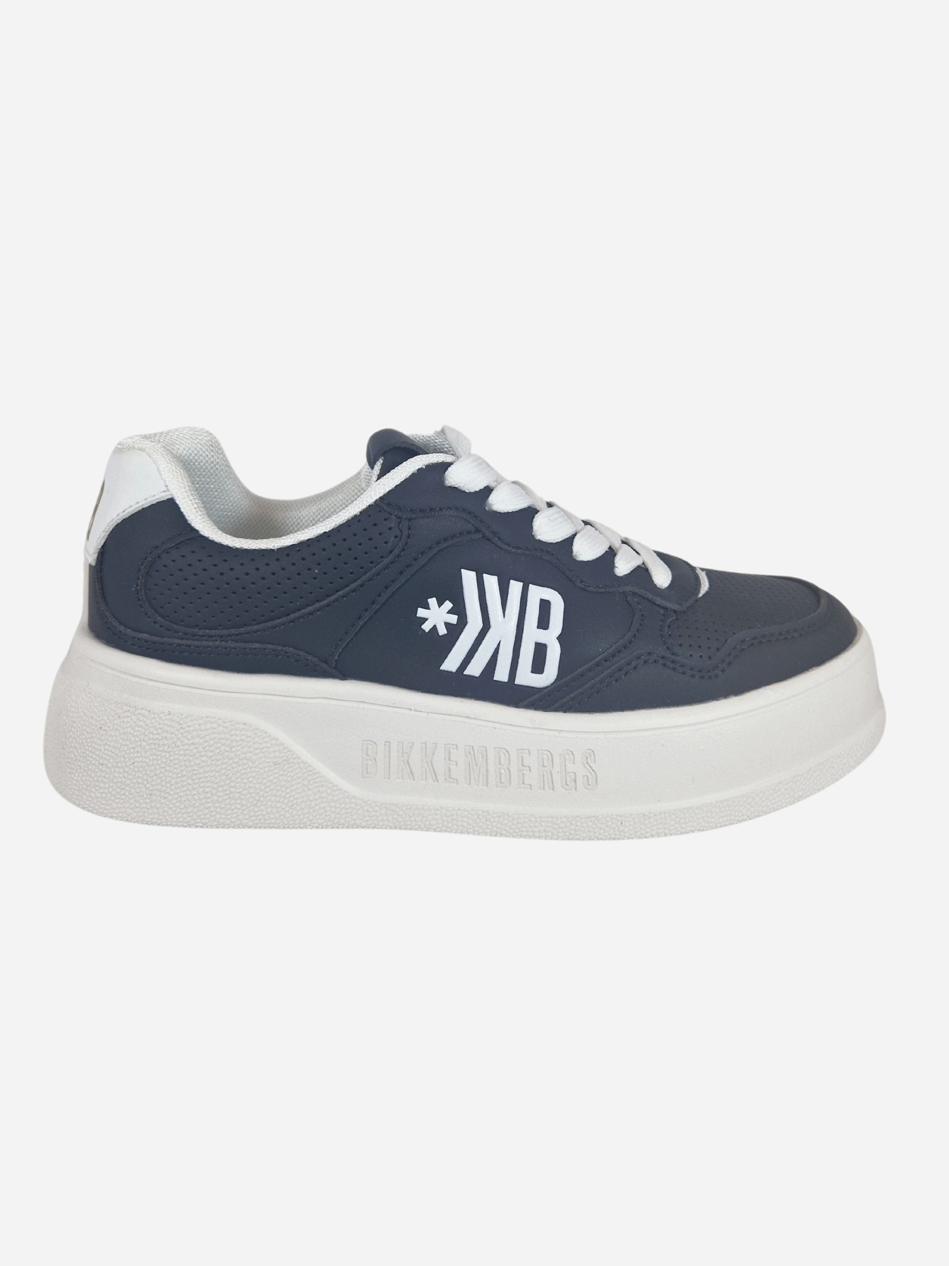 sneakers nere con logo bikkembergs