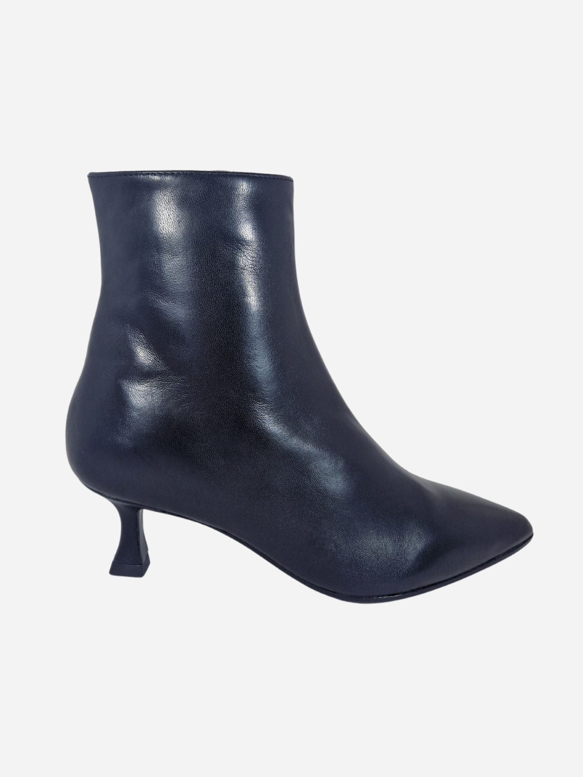 tronchetto in pelle nera franco russo