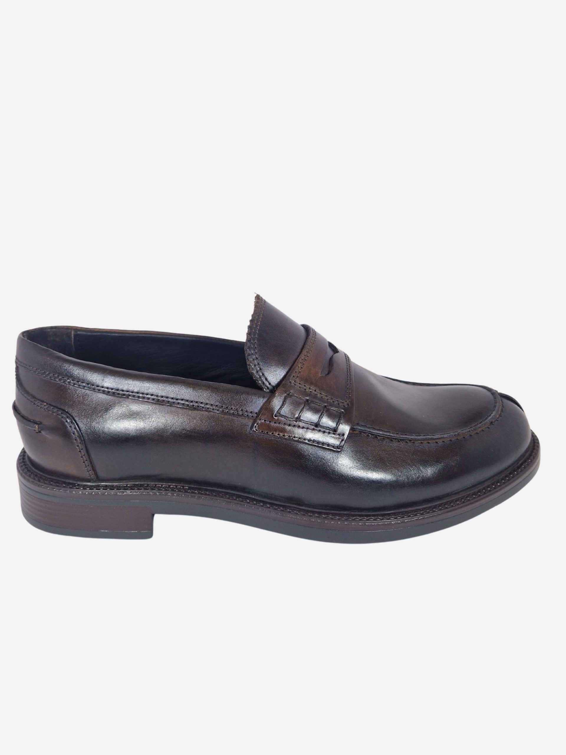 mocassini in pelle testa di moro uomo 1095M studio mode