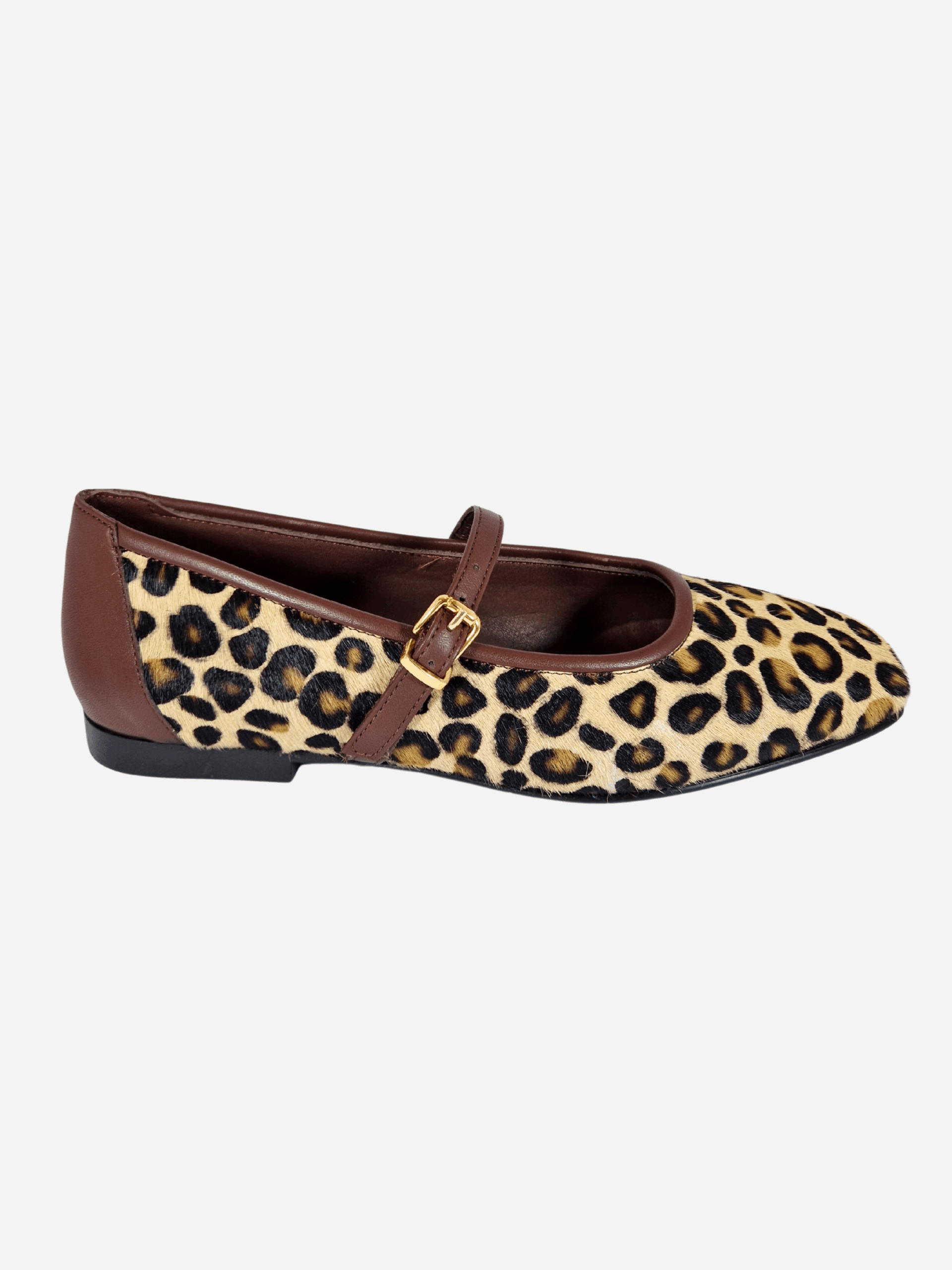 ballerine con cinturino in cavallino animalier shaddy 251931