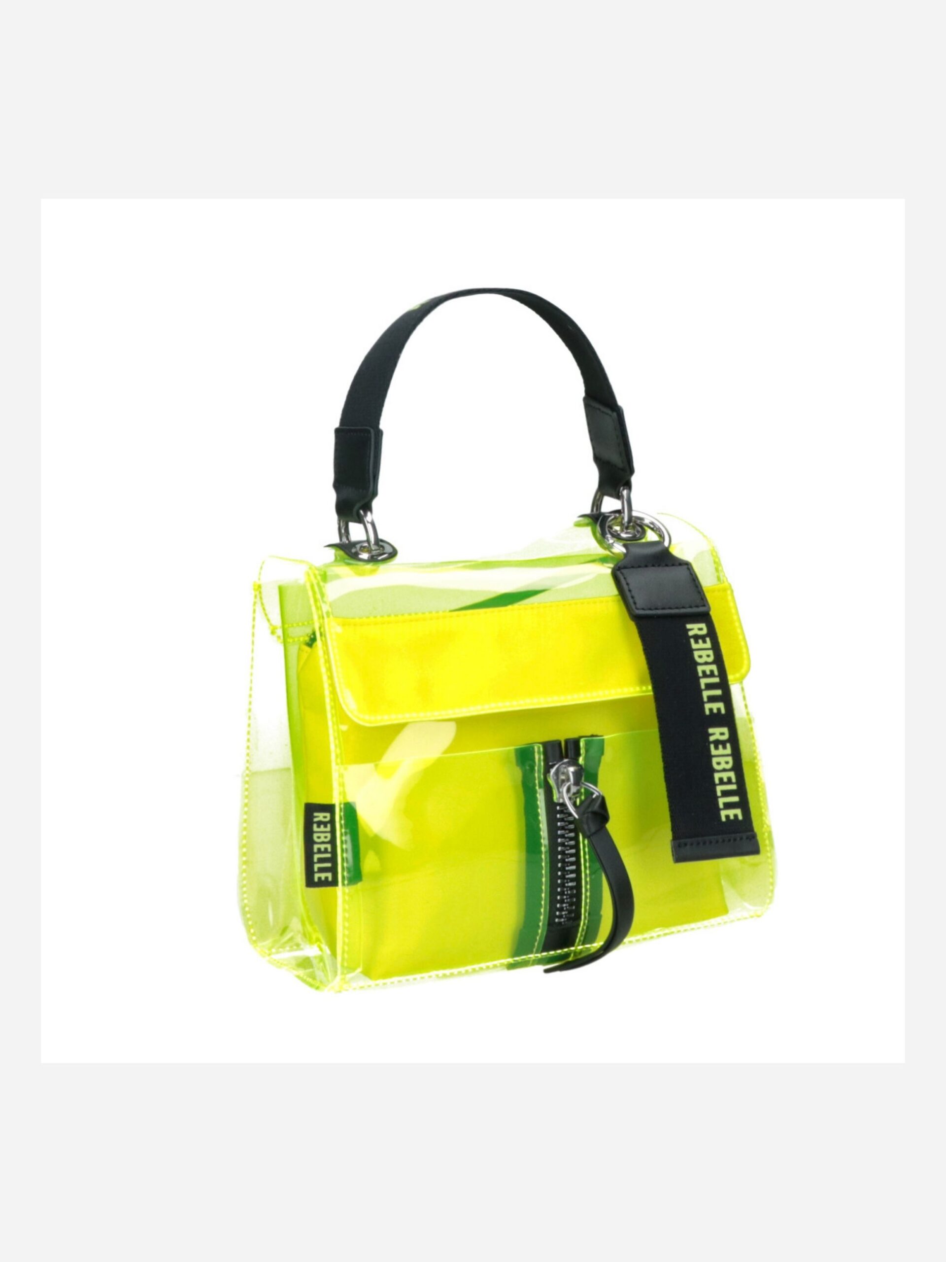 mini bag in pvc lime rebelle chloe space