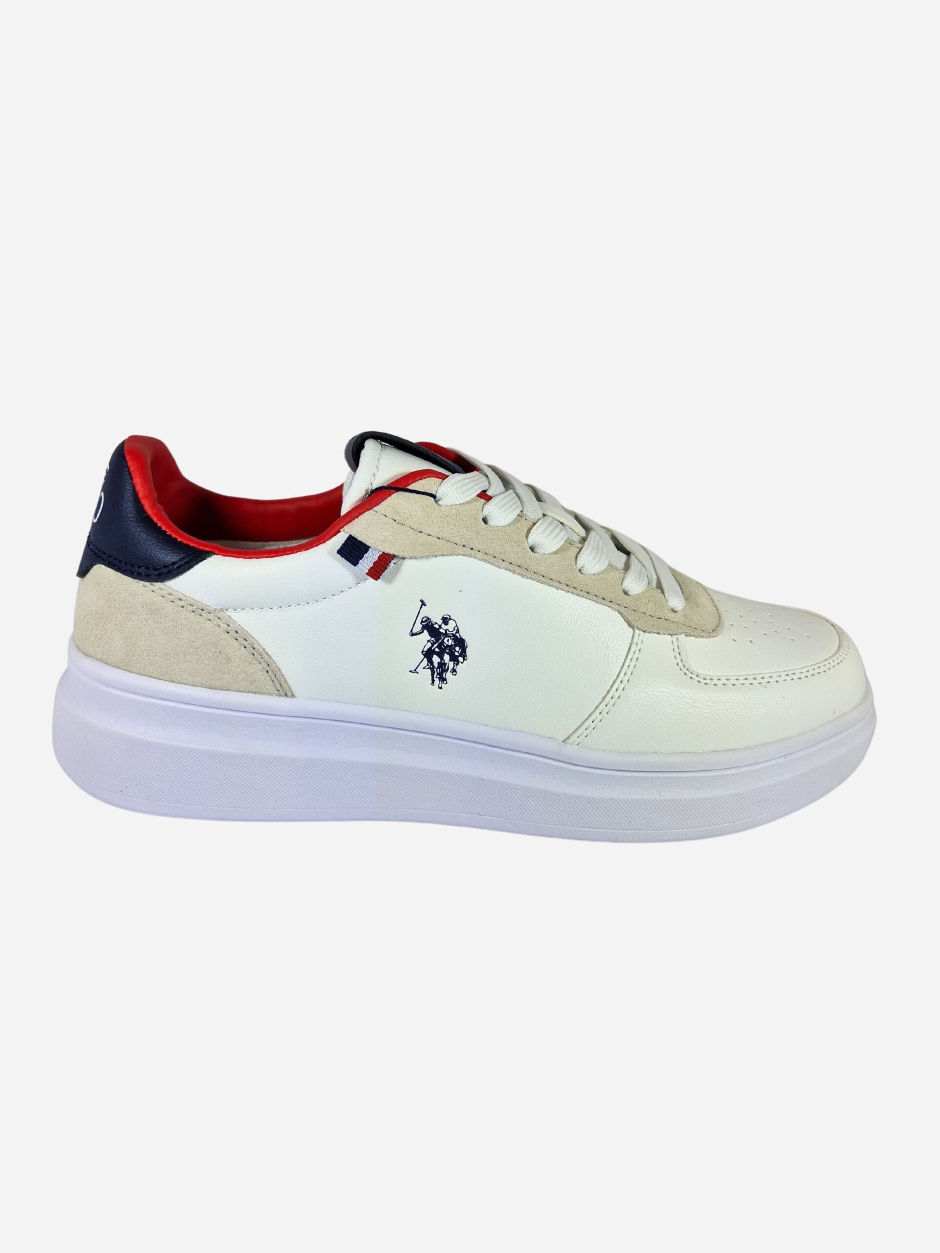 sneakers bianche rosse blu cody u.s. polo assn