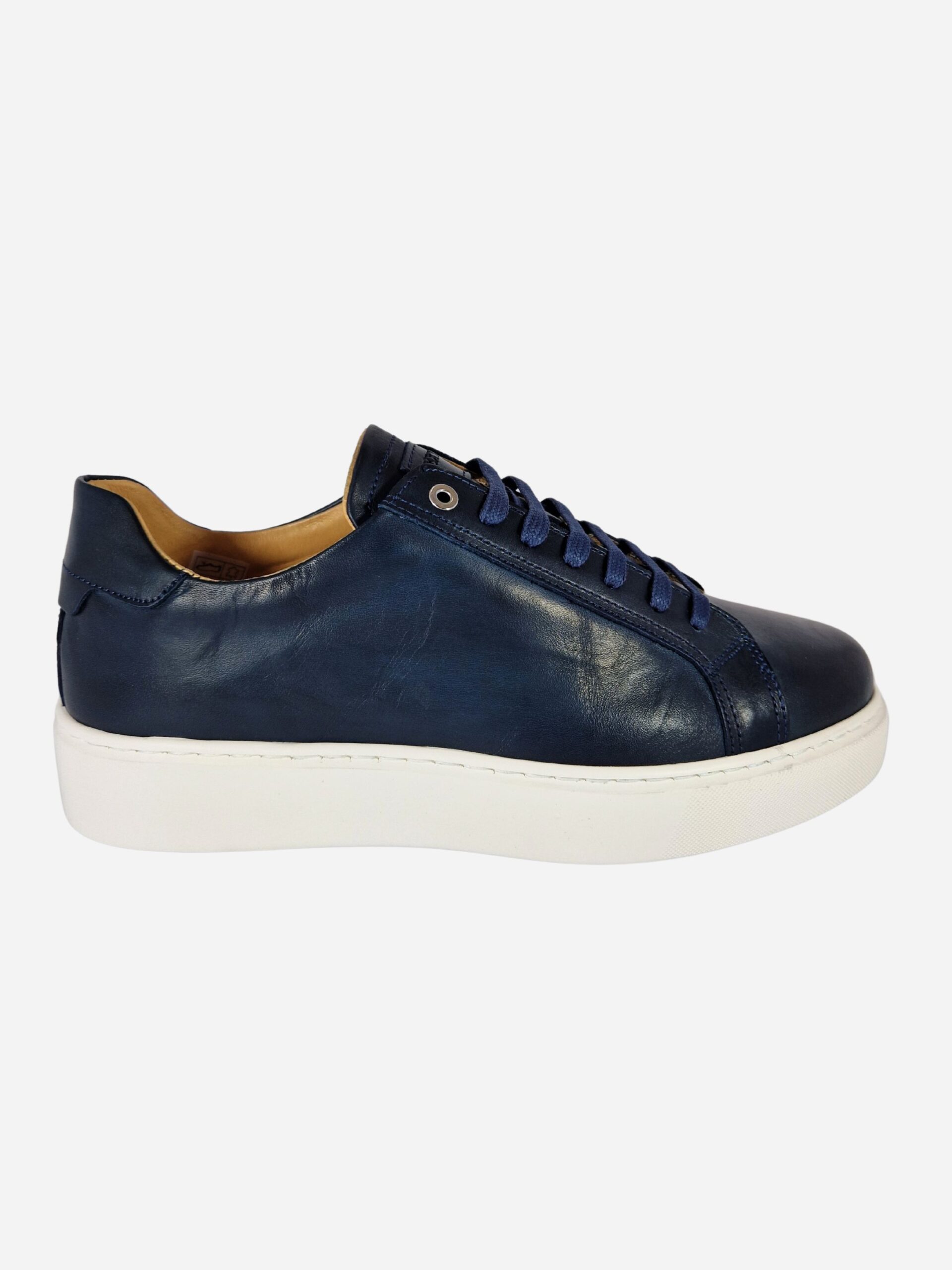 sneakers in pelle blu exton 831