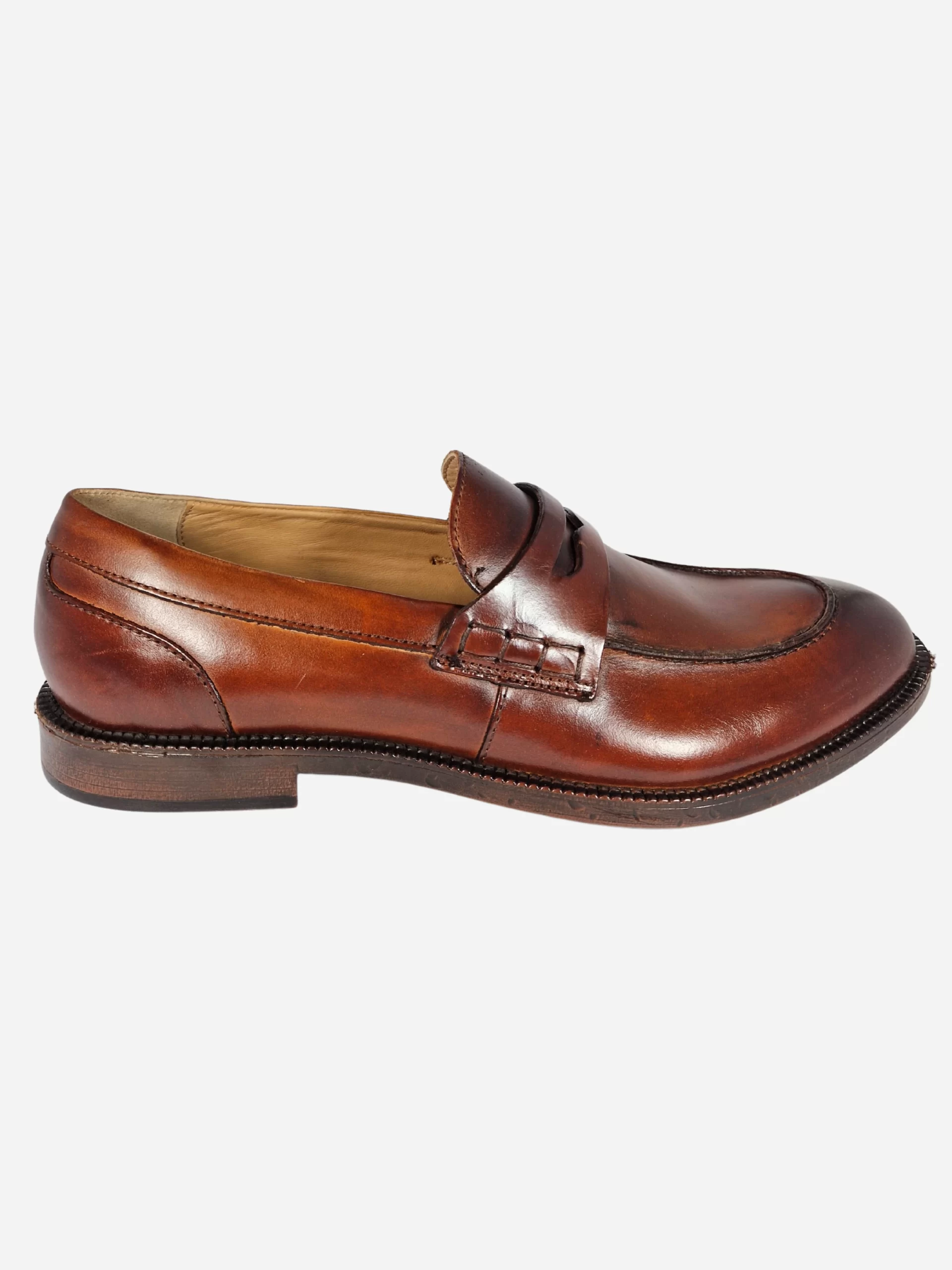 mocassini da uomo in pelle cuoio studio mode 2037