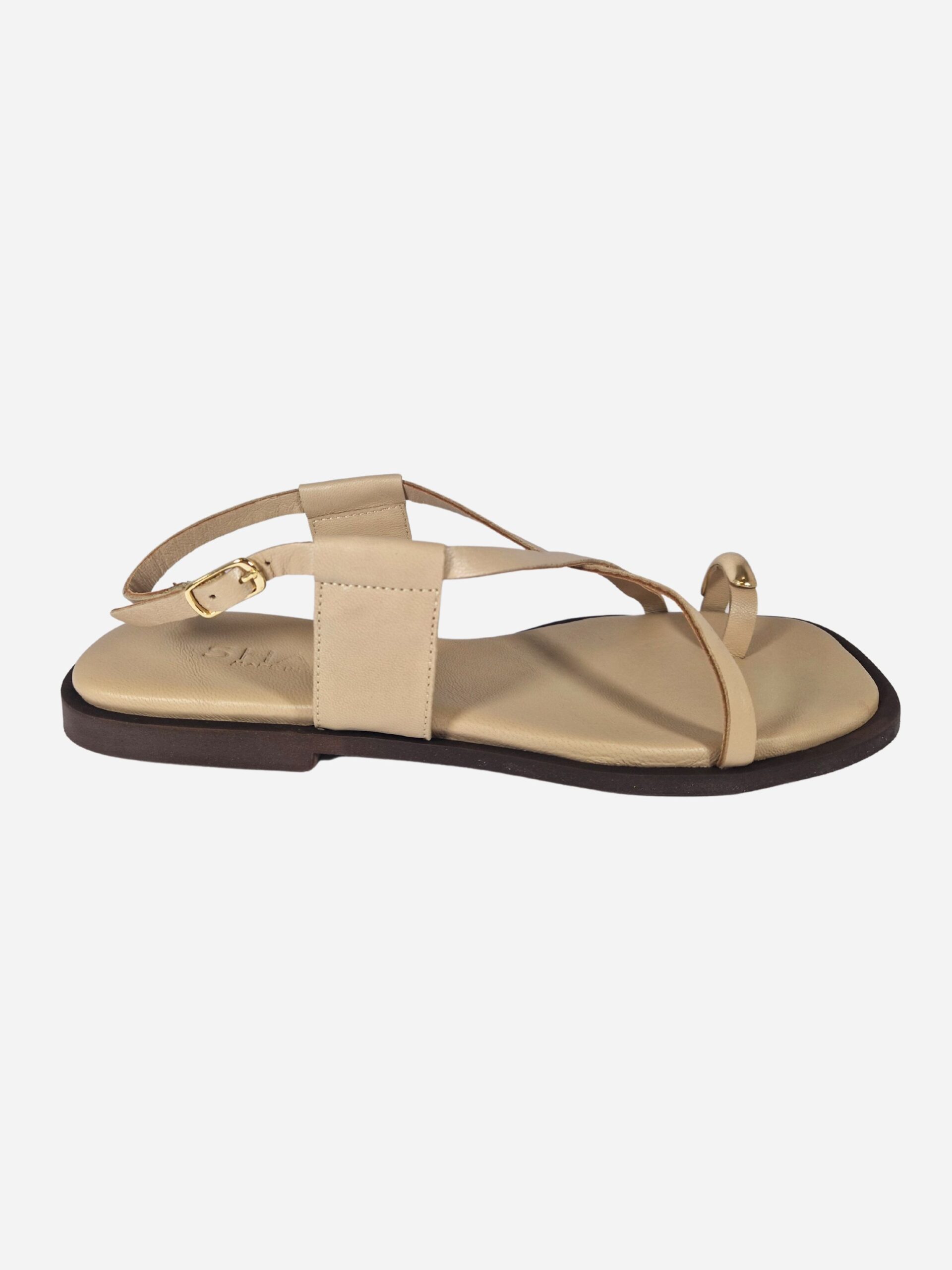 sandali infradito flat con anello nude shana st006